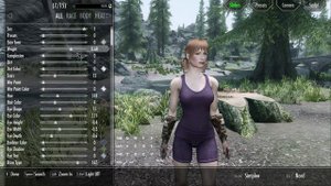 Outfit Studio 7: Testing in Skyrim