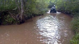 CF-moto 500, водные процедуры))) (тест шноркелей)