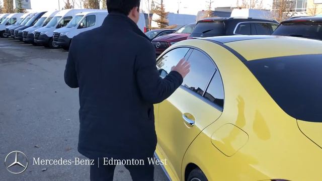 2020 Sun Yellow AMG CLA 35 for sale at Mercedes-Benz Edmonton West | Stock# PW1595 смотреть онлайн