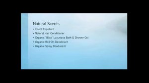 Natural Scents Short Interview