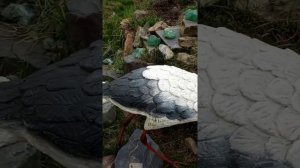 Краткий обзор садовых скульптур из бетона.