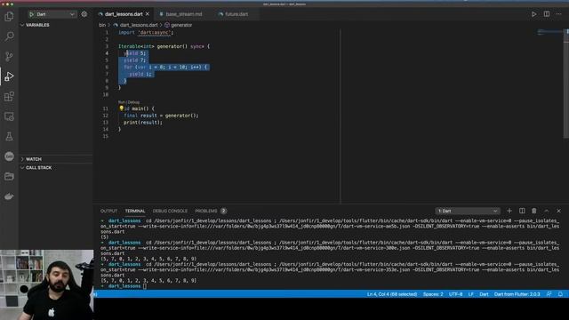 Урок 16: "Основы Dart - генераторы (Generators)" смотреть онлайн