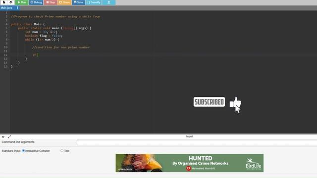How to Check Prime Number using a while loop in Java Program | Prime number in Java Program смотреть онлайн