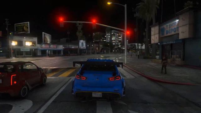 Mitsubishi Lancer Evo X Varis || GTA5 смотреть онлайн