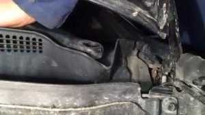 Дворник МЕРИВА А снятие