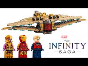 STARSSHIP THANOS!  LEGO Marvel  76237  Sanctuary II  Endgame Battle  SPEED BUILD