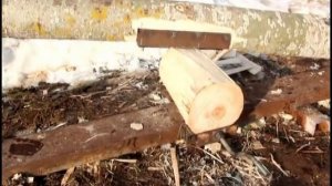 Изготовление гонта. Махало в работе.