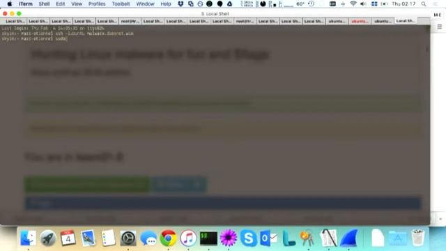 Tutorial: Hunting Linux malware for fun and $flags смотреть онлайн