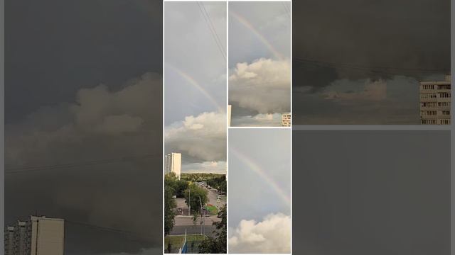 РАДУГА В МОСКВЕ. RAINBOW IN MOSCOW.