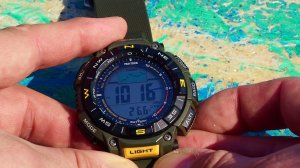 Casio ProTrek-340 обзор основных функций
