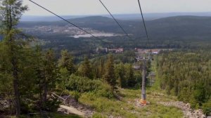 гора Белая, п. Уралец съёмка с дрона (лето)
