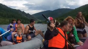 Сплав по белому июс. Хакасия