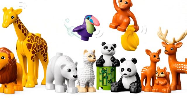 NEW LEGO DUPLO 2022 Wild Animals of the World #LEGO10975 смотреть онлайн