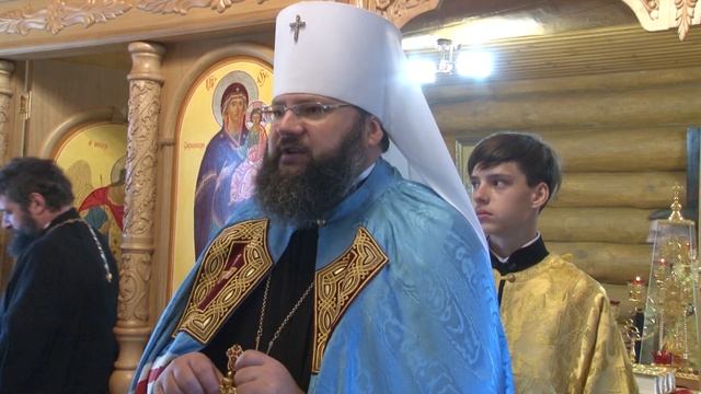 Митрополит Исидор освятил храм Архистратига Михаила в деревне Шапы смотреть онлайн