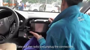 How to install and upgrade Honda Vezel Aftermarket Car Radio Stereo Removal for Android GPS Sat Nav