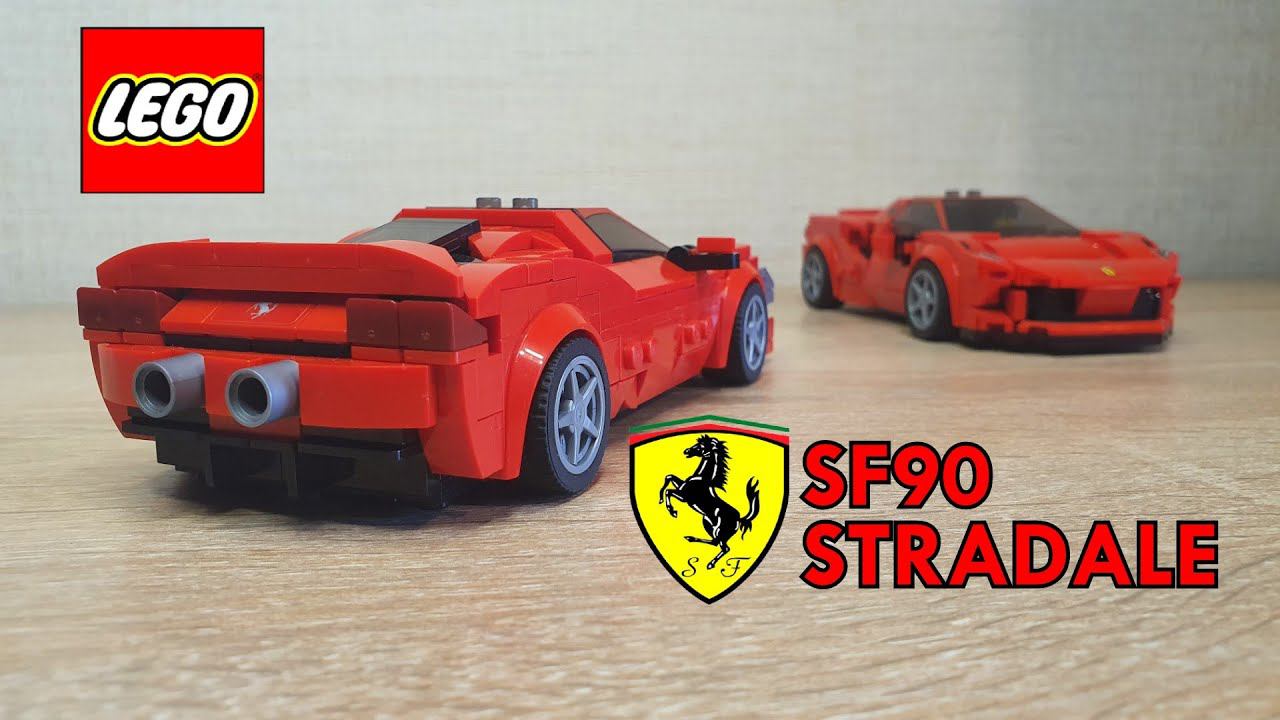 FERRARI SF90 STRADALE LEGO SPEED CHAMPIONS MOC [Обзор LEGO самоделки] смотреть онлайн