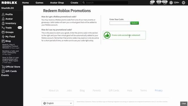 SECRET ROBLOX PROMO CODE! REDEEM NOW! Fully Loaded Backpack! смотреть онлайн
