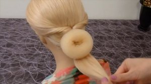 Причёска на выпускной, вечерняя/свадебная причёска. Причёски на средние/длинные волосы своими рукам