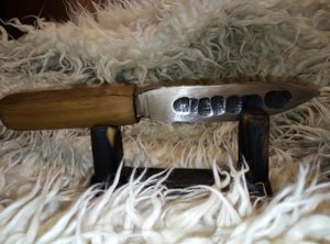 Якутъский нож из подшипника от ковки до рукояти