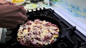 Что приготовить из фарша .Вкусно приготовить картошечку с фаршем очень ПРОСТО.