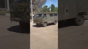 Дрон ударил по бронеавтомобилю в Белгородской области