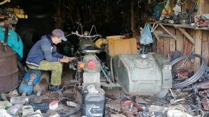 Оживил "монстра" после 10 лет простоя. Мотоцикл Урал М-63