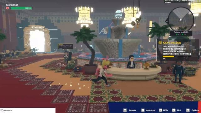 The Sandbox Event Welcome to AXADIA. Прохождение с озвучкой. All Quest 100%. 16/16