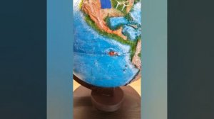 #craft#diorama#handmade#globe globe diorama for eco project