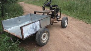 Полный Обзор самодельного Мини думпер (мини самосвал)