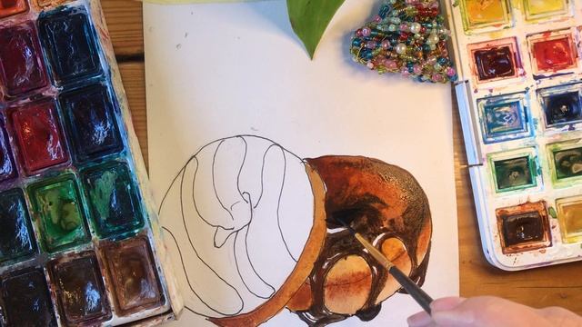 ПОНЧИКИ. ВКУСНЕНЬКО! Как рисовать. С озвучкой смотреть онлайн