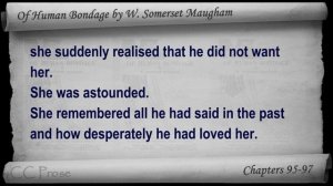 Chs 095-097 - Of Human Bondage by W. Somerset Maugham