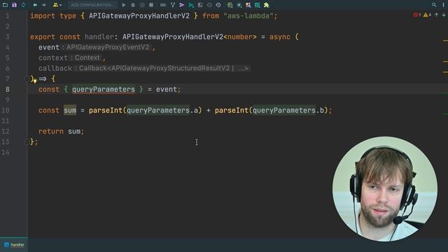 How to add TypesCript Types to AWS Lambda handlers