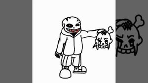 (Dirtytale) Insanity sans speedpaint by CSZ87p #UNDERTALE