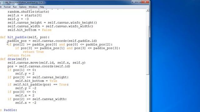 Python Bouncing Ball Game смотреть онлайн