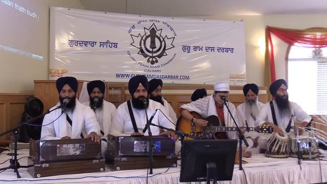 Waheguru Simran #5 - Bibi Taren Kaur UK At Guru Ram Das Darbar, Calgary