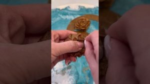 Роза из пастилы