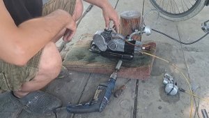 веломотор ИРТЫШ, первый запуск после реставрации.