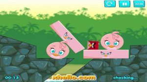 Angry Birds Kick Piggies - FULL GAMEPLAY STELLA KICKING OUT PIGGIES!