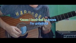 (Acoustic Karaoke) Rihanna - Unfaithful