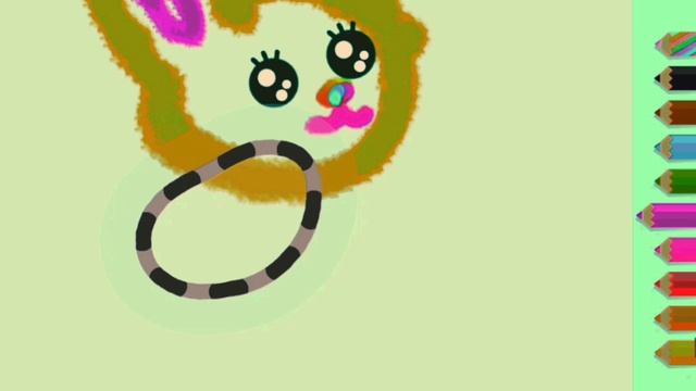 Как Рисовать .Рисуем пушистого зайчика. смотреть онлайн