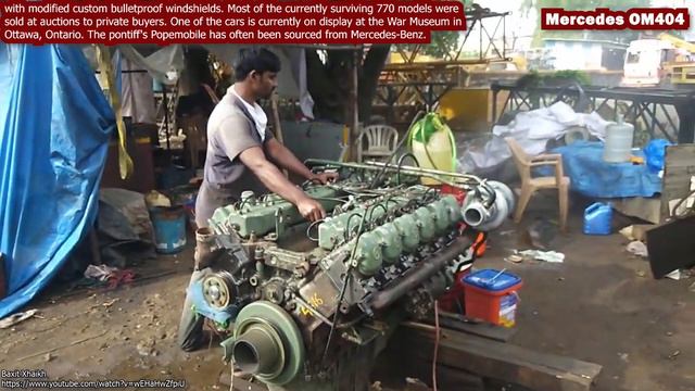 Crazy Old MERCEDES OM Engines COLD STARTING UP and COOL SOUND смотреть онлайн