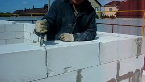 Штробление газобетона без пыли