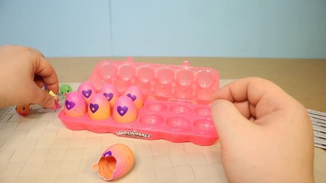 Хетчималс светящиеся Набор 12 Hatchimals Glow смотреть онлайн