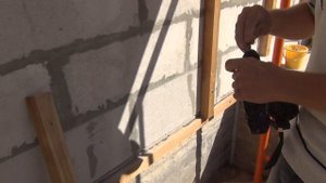 Монтаж обрешетки для утепления минватой и вентелируемого фасада