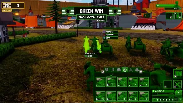 Green Army Men Defend Huge Toy Castle In Attack on Toys! смотреть онлайн