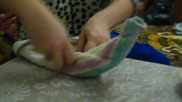 в хороших руках и полотенце встает)))