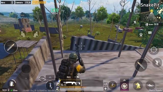 Метро Рояль! Баг на Радиацию! Пабг Мобайл. Играем в Соло. смотреть онлайн