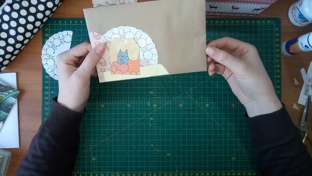 Оформление крафт-конвертов | Бумажные письма смотреть онлайн