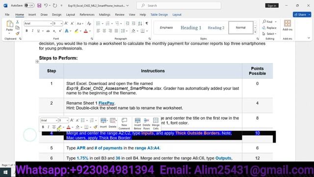 Exp19_Excel_Ch02_Assessment_SmartPhone.xlsx| Pearson MyITLAB#excel_2019 #access