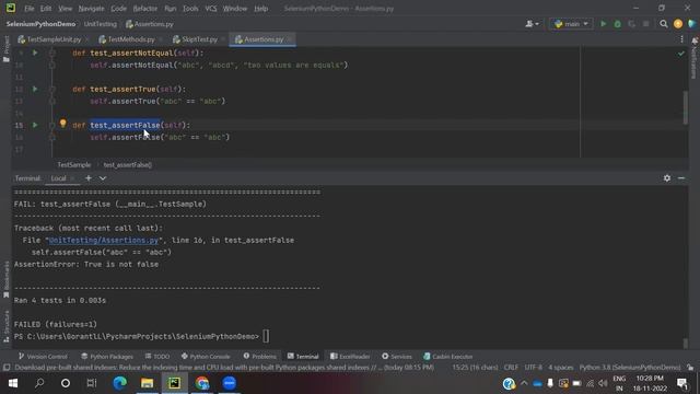 Python With Selenium Part 38: Assertions in Python UnitTest Framework